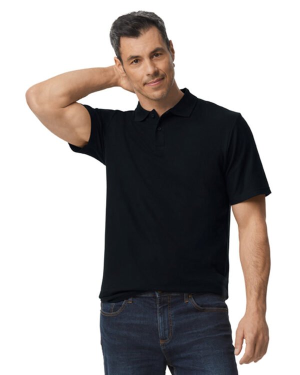 Softstyle adult double piqué polo