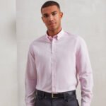 Cotton-rich Oxford stripes shirt 